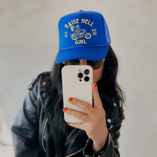 Raise Hell Girl Trucker Hat